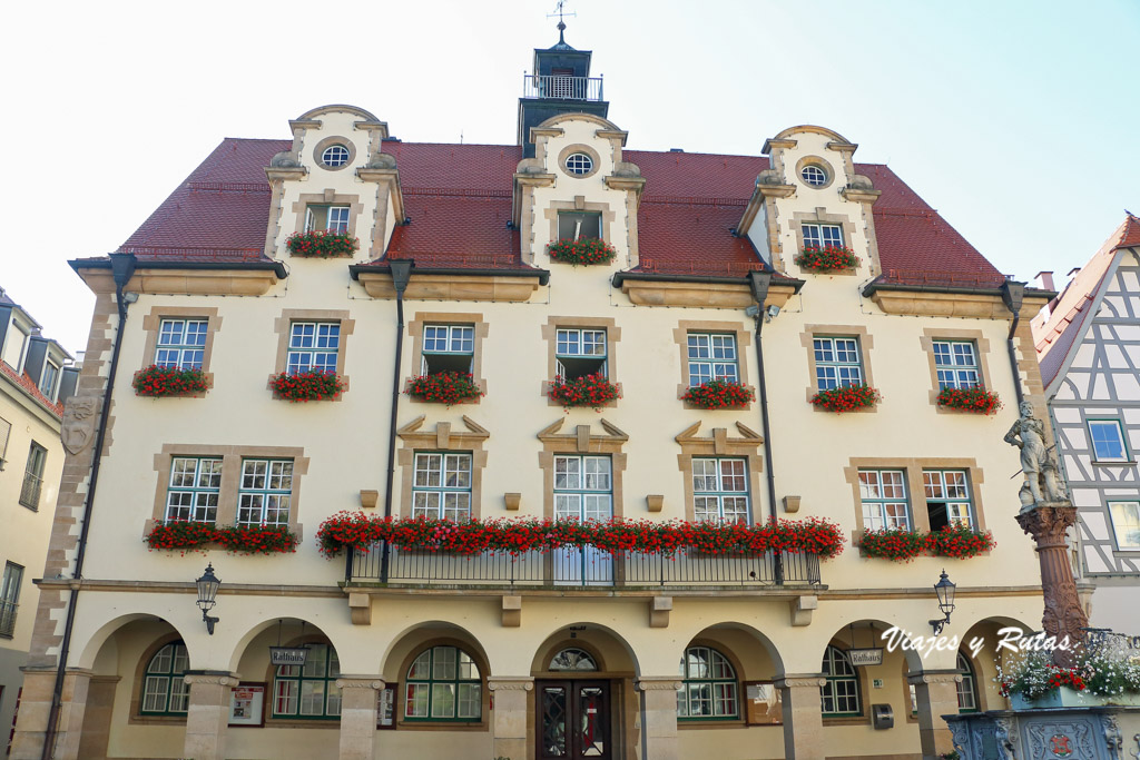 Plaza del ayuntamiento de Sigmaringen