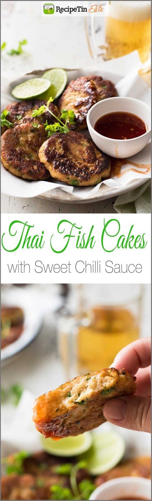 This is an authentic restaurant recipe for Thai Fish Cakes. They should be firm but bouncy, almost a spongey texture, well seasoned, golden ...