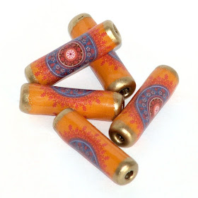 sunburst paper beads