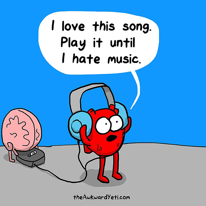 This Hilarious Comic Illustrates The Continuous Fight Between Our Heart And Our Brain