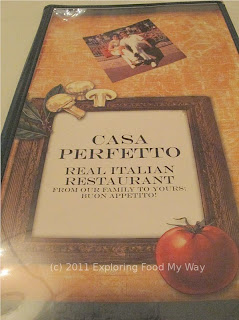 Casa Perfetto's Menu Page 1