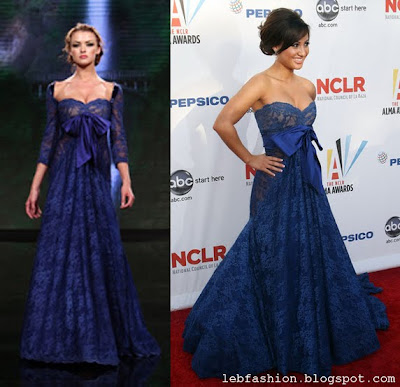 Dress Model Singer on Marcia Raisa In Jean Fares At The 2009 Alma Awards