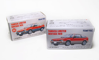 Tomica Limited Vintage NEO LV-N22b Honda Ballade CR-X  LV-N124a  