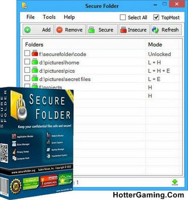 Free Download Secure Folder V 7.4 Cover Photo