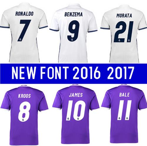 Free Font Jersey Madrid 2016-2017 Jasa Sablon Polyflex