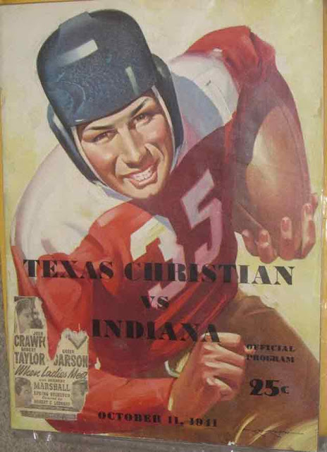 Texas Christian vs. Indiana football program, 11 October 1941 worldwartwo.filminspector.com