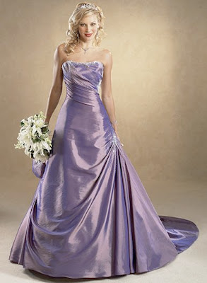 Purple Wedding Dress