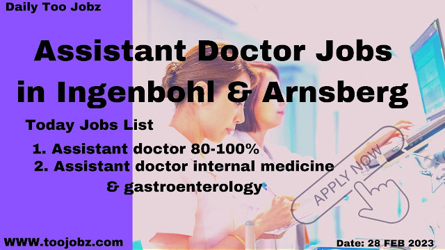 Assistant Doctor Jobs in Ingenbohl & Arnsberg