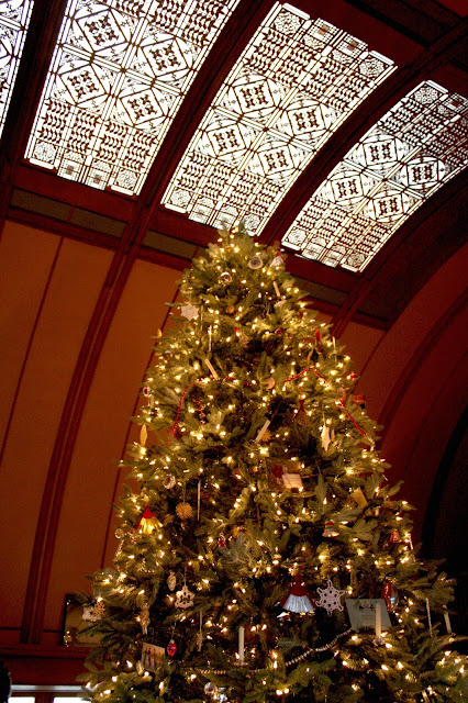 Christmas celebrated in the Frank Lloyd Wright Home