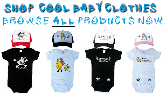 Shop Punk Baby Clothes by Baby Rebellion