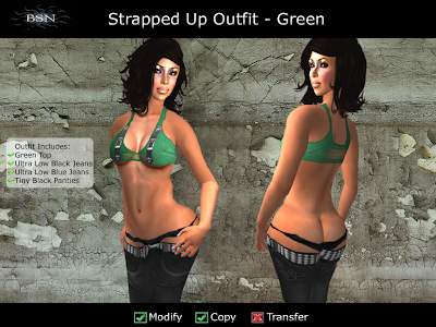 BSN Strapped Up Outfit - Green