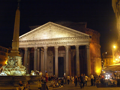jiemve, Rome, Panthéon, nuit