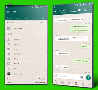 Downnload BBM Mod Like Whatshapp v3.3.2.31 Full DP (No Crop) for Android 