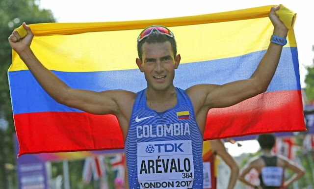 2 Colombianos clasificaron a los juegos olímpicos 2020 entre estos el Laboyano Eider Arevalo.
