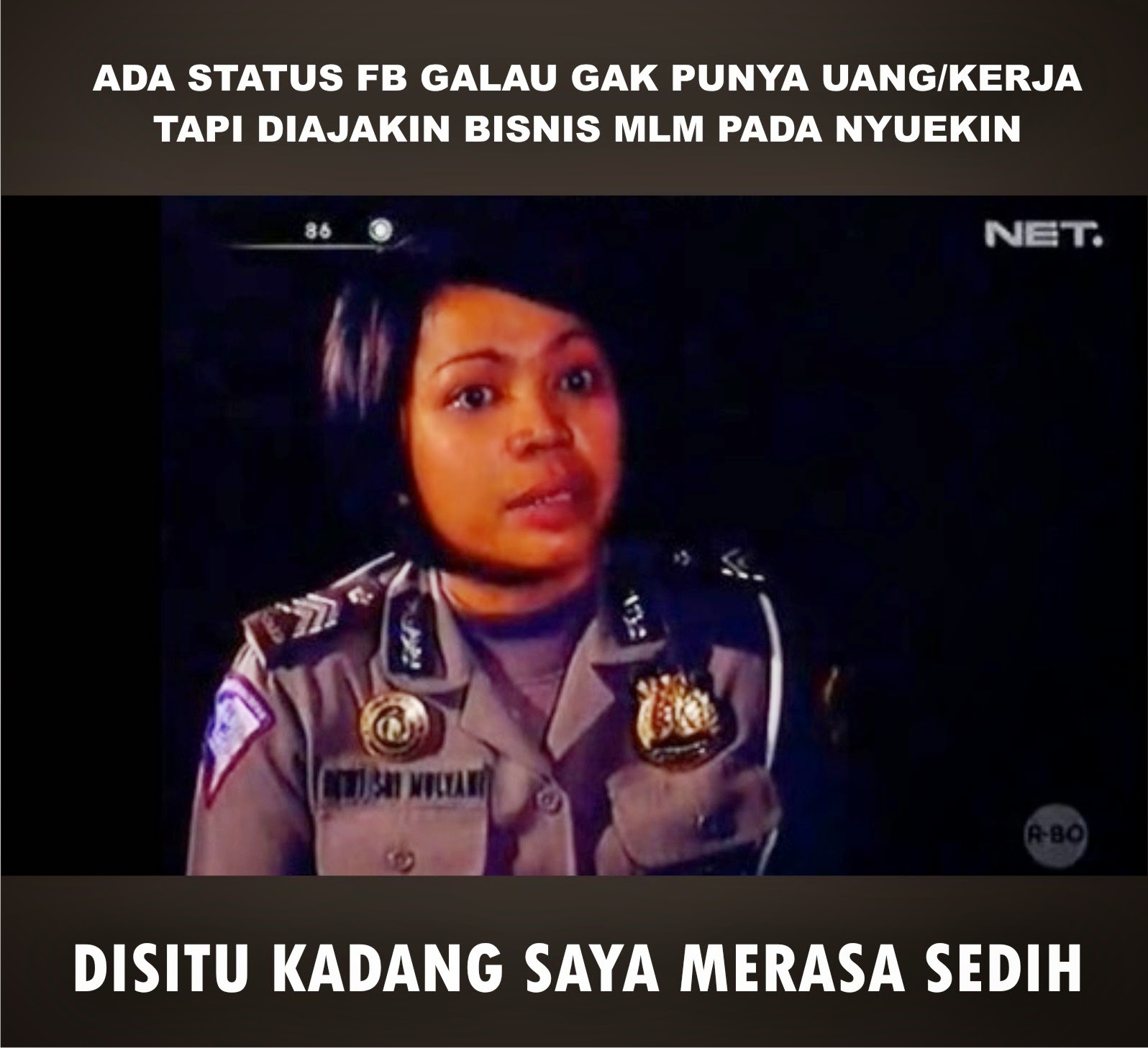 Kumpulan Gambar Meme Lucu Polisi 86 DP BBM Lucu