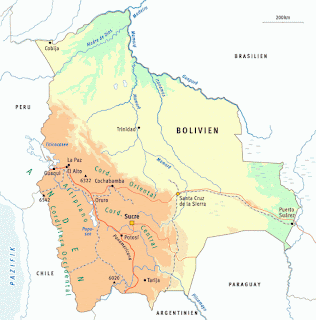 Bolivia | Mapas Geográficos de Bolivia