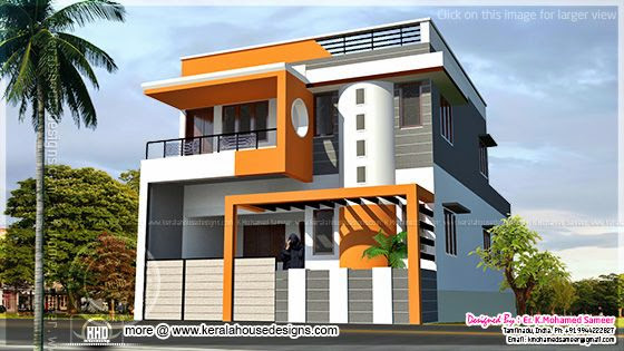 Modern house  design  in Tamilnadu  Style Indian House  Plans 