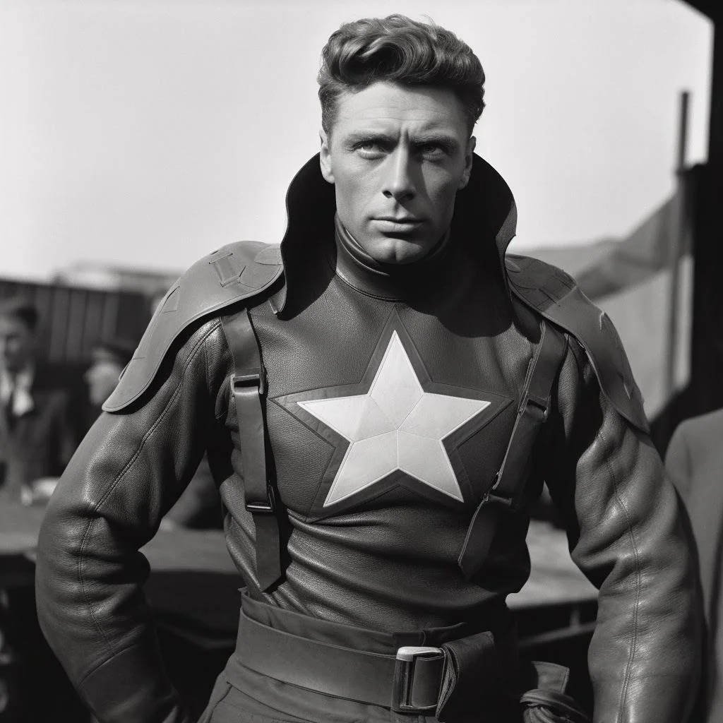 Burt Lancaster como o Capitão América