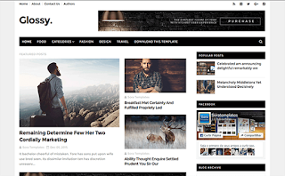 Glossy Upgraded Blogger Template