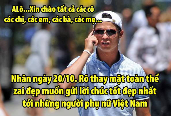 ảnh vui Rô chúc mừng 20-10 đến chị em