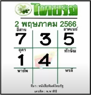 หวยไทยรัฐ งวด  2 5 66 OHO999.com