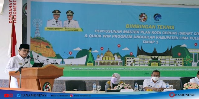 Siap Wujudkan ‘Smart City’, Limapuluh Kota Gelar Bimtek Master Plan 