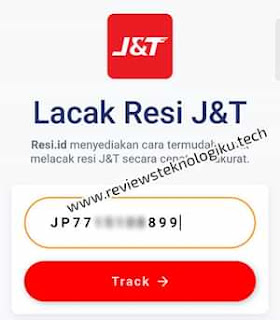 cek pengiriman resi j&t express