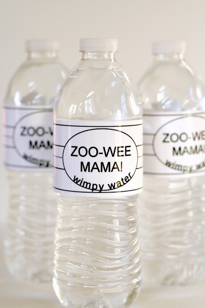 Personalized wimpy kid water