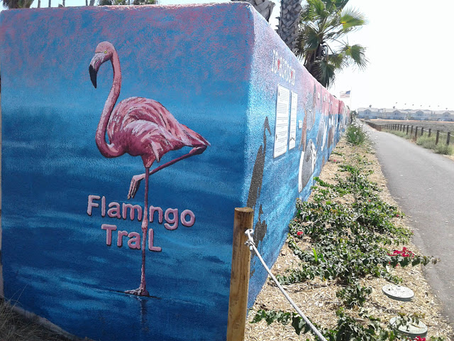 Flamingo Trail. Bayshore Bikeway Pond 10A