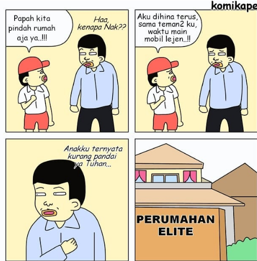 5 Komik Strip Lucu Dengan Kehidupan Bapak Dengan Anak Ini Sangat Konyol