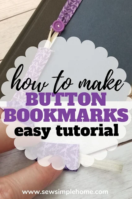 Sew your own elastic bookmark with this quick fabric bookmark tutorial.