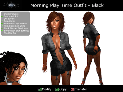 BSN Morning Play Time Outfit - Black