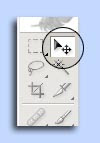 Move tool pada toolboxnya photoshop image