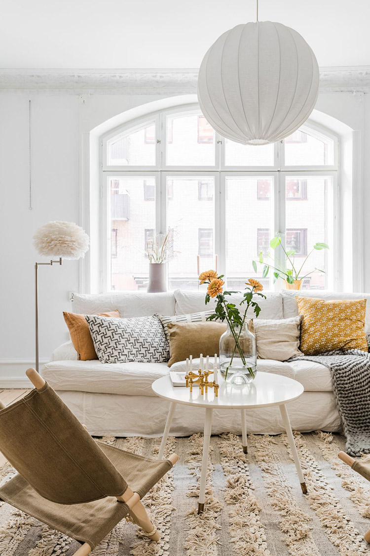 My Scandinavian Home A Beautiful Swedish Home With Touches Of Sunny Yellow Soft Pinks And Browns