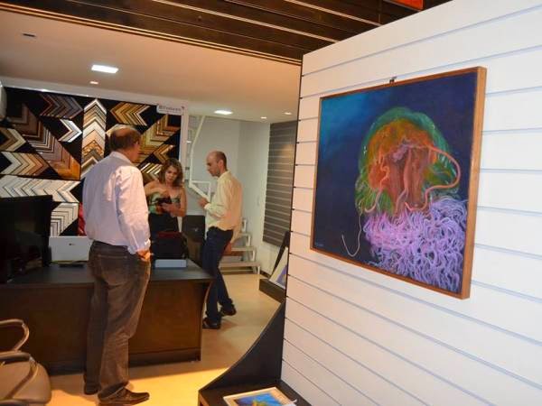 Exposição 'Olhos no Mar' explora técnicas de pintura na Art7 Galeria, em Campina Grande