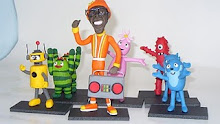 Yo gabba gabba  en porcelana fria