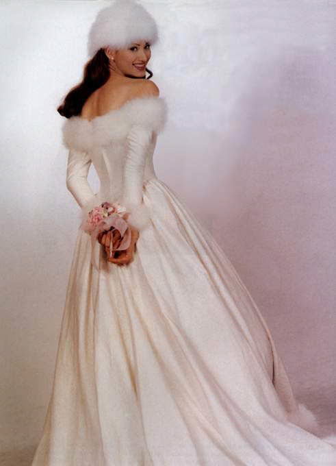 Touch almost every winter holiday this dress bridal gown can make a great