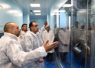 رئيس الوزراء يتفقد مصنع شركة "اتيكو فارما ايجيبت" للأدوية والمحاليل الطبية
