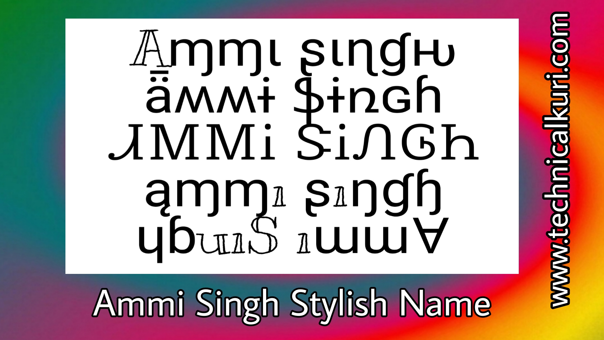 Ammi Singh Blogs Stylish Name List For Facebook 2018 Girls & Boys