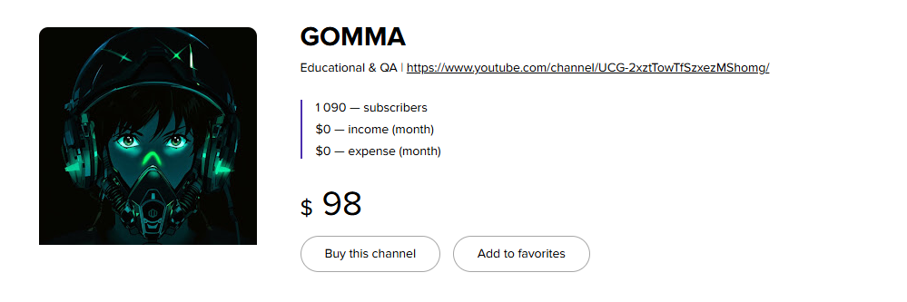 Buy a YouTube Channel for $100: Best Deals and Opportunities LIST