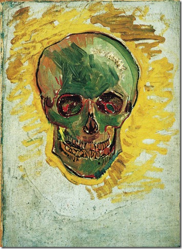 1888  Vincent Van Gogh  Skull Oil on canvas  41.5x31.5 cm  Amsterdam, Van Gogh Museum
