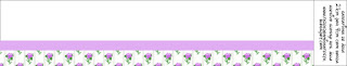 Shabby Chic en Lila: Etiquetas para Candy Bar de Bodas para Imprimir Gratis.
