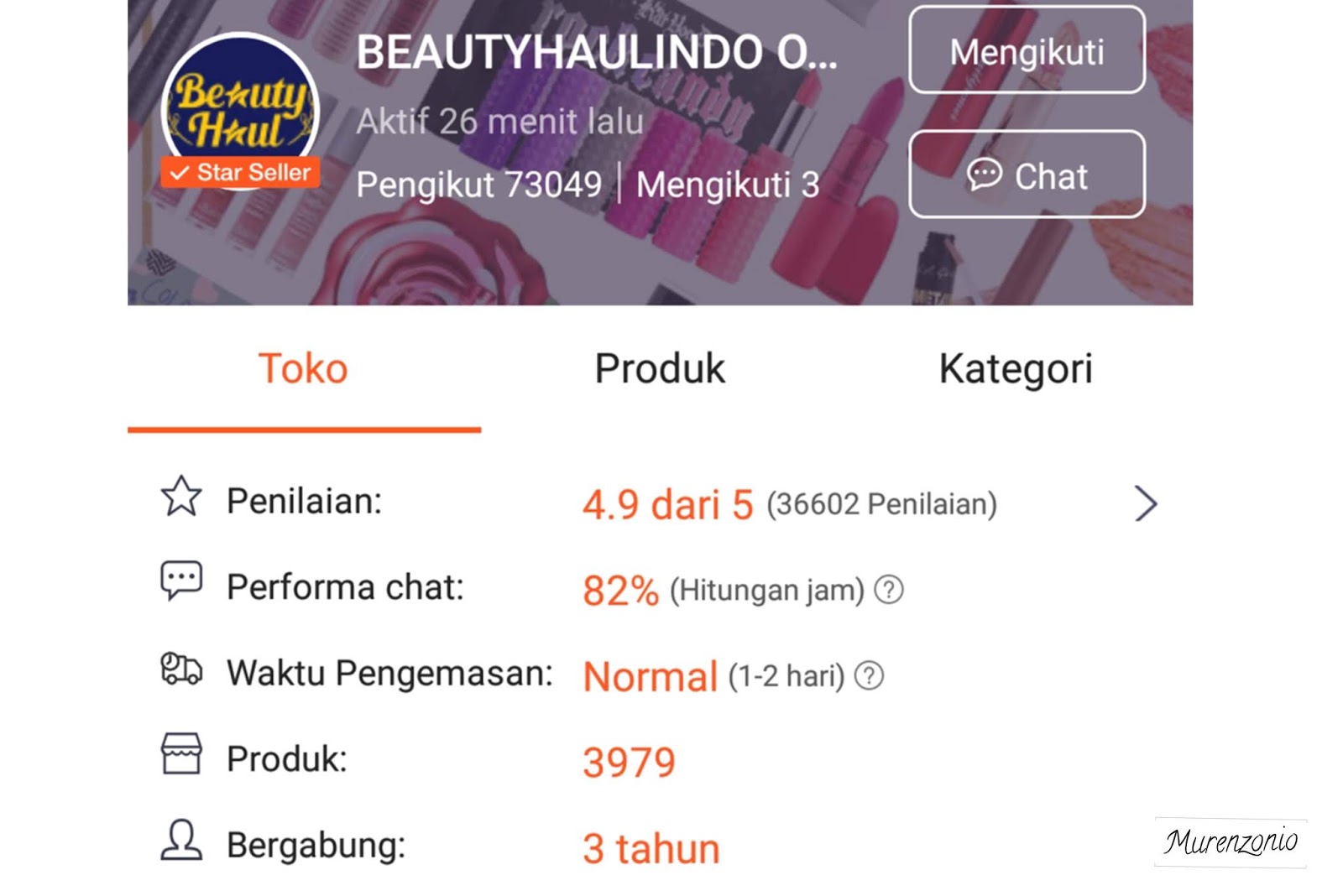 7 Rekomendasi  Online Shop Make up dan Skincare Korea  