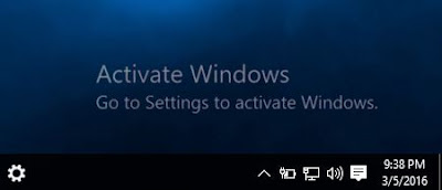 activate windows pop up