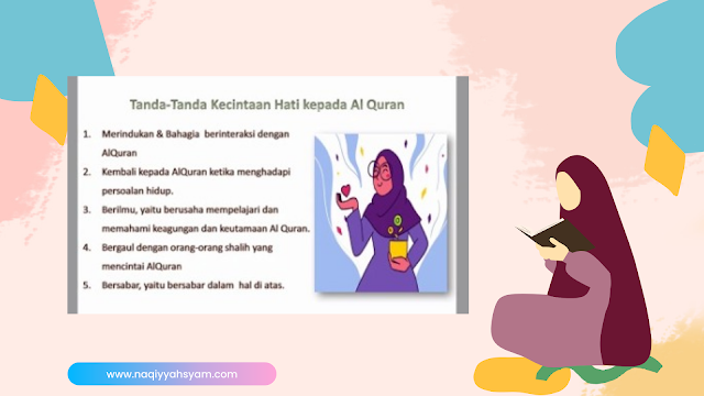 tanda-tanda kecintaan hati kepada Al-Qur'an