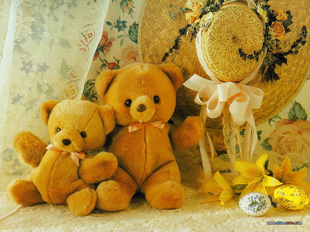 All About Love Wallpaper: Cute Teddy Bears