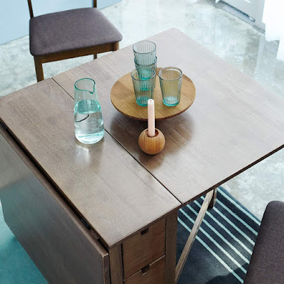 Solid Hardwood Gateleg Drop Leaf Kitchen Table Furniture