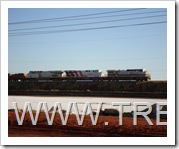 Locomotras General Electric de la Pilbara railroad