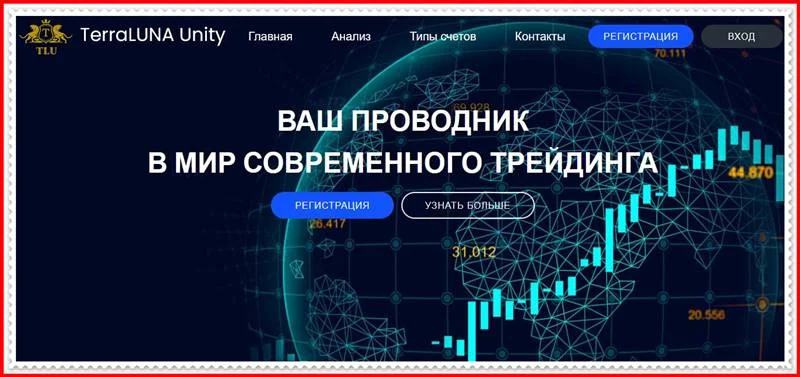 [Мошеннический сайт] terralunaunity.com – Отзывы, развод? Компания TerraLUNA Unity мошенники!