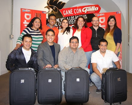 Cerveza Gallo premió a los ganadores que  estarán en el concierto de Maroon 5